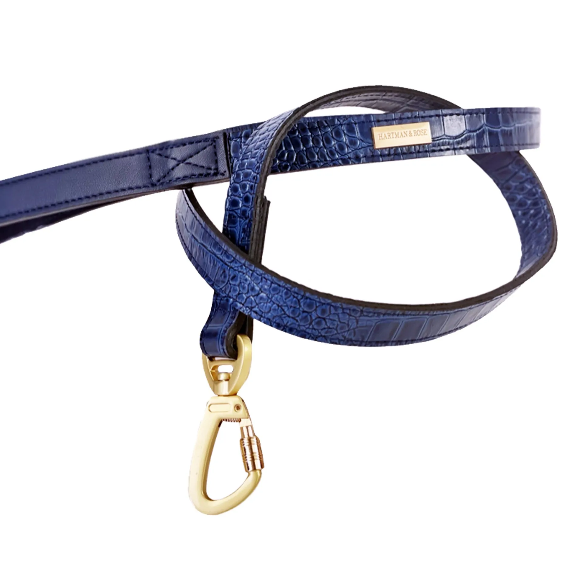 Cayman Dog Leash in Navy Blue