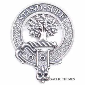 Clan Crest Buckle Ornate Rectangle A-L