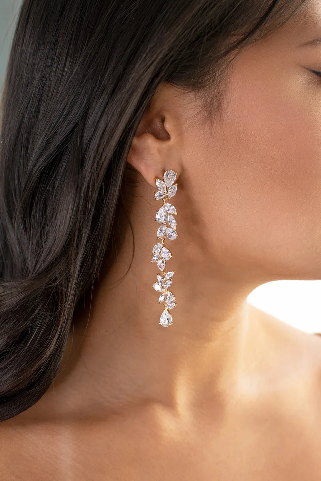 Claudia Long Drop Earring