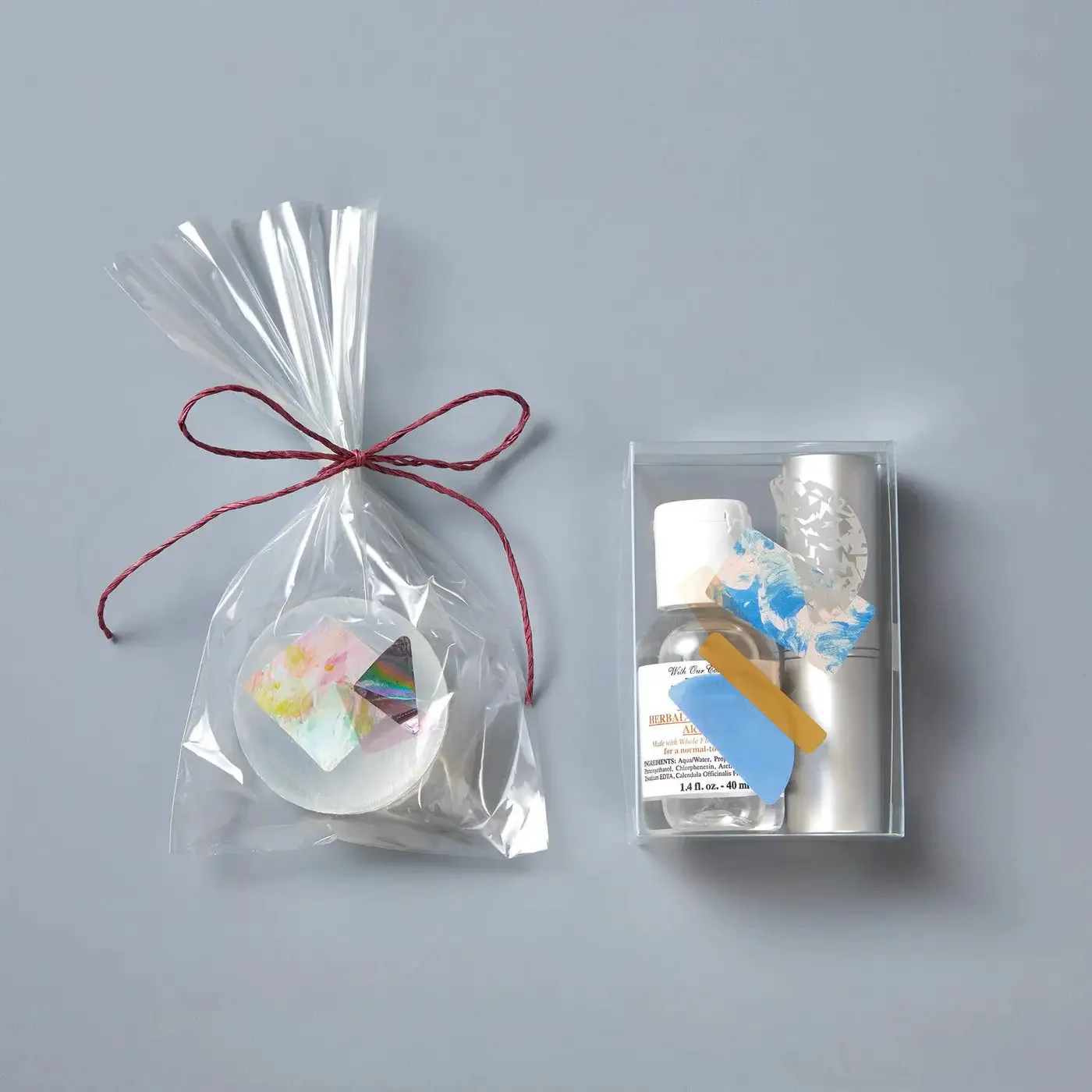 COFFRET ROUND Cosmetic Motif Film Sticker - Horizon Blue (COFR001)