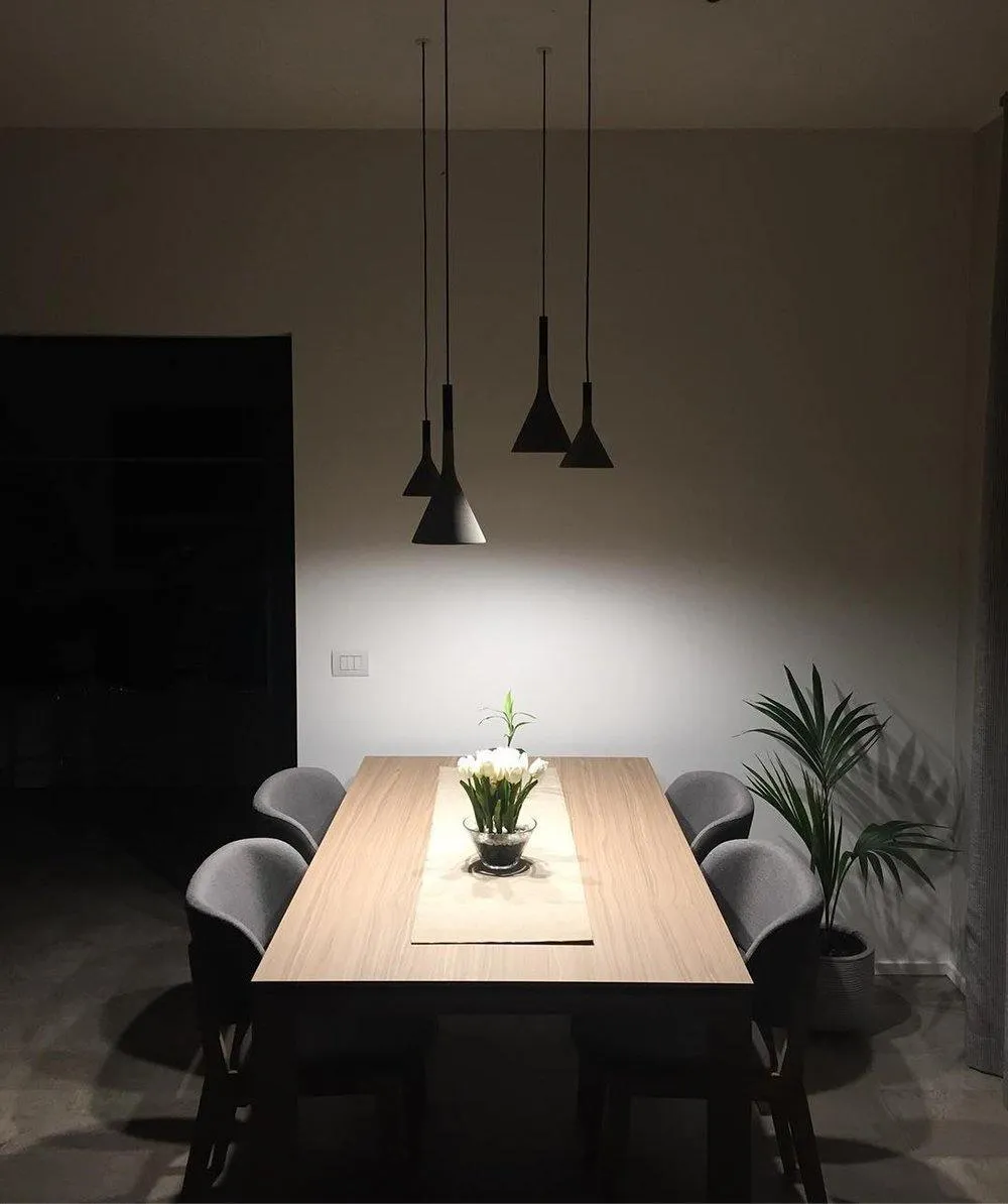 Conical Concrete Pendant Light