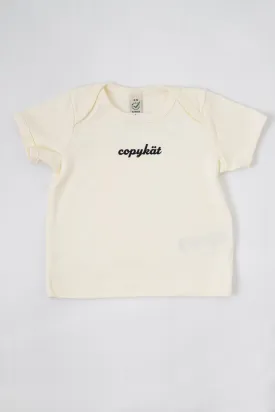 COPYKÄT Baby lap t-shirt 3-6 MTHS - Ecru