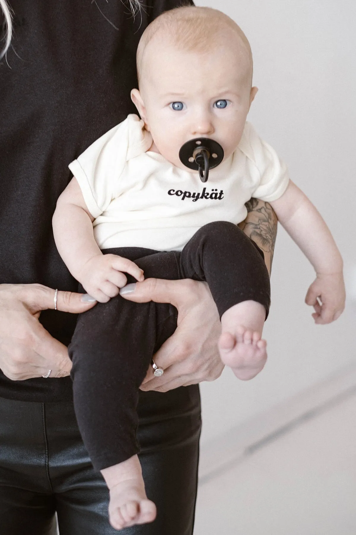 COPYKÄT Baby lap t-shirt 3-6 MTHS - Ecru