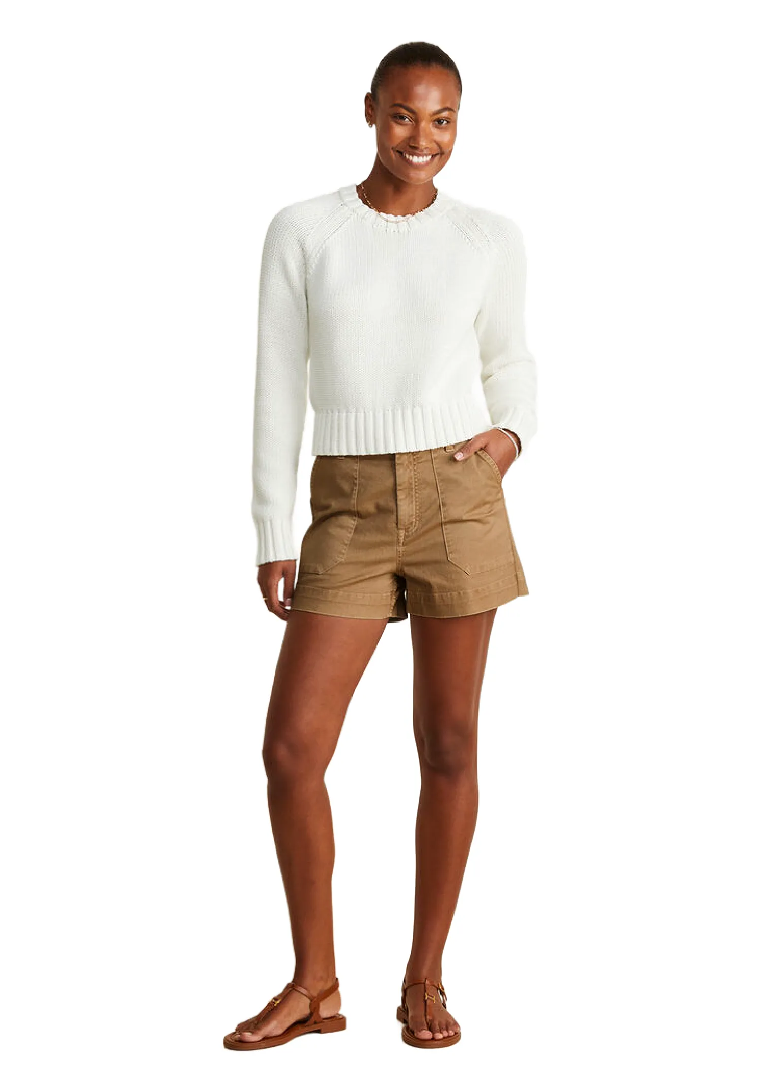 COTTON CREWNECK SWEATER