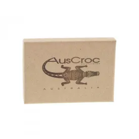 Crocodile Mens Wallet - Black