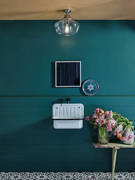 David Hunt Rydal Bathroom Ceiling Light Clear Glass IP44