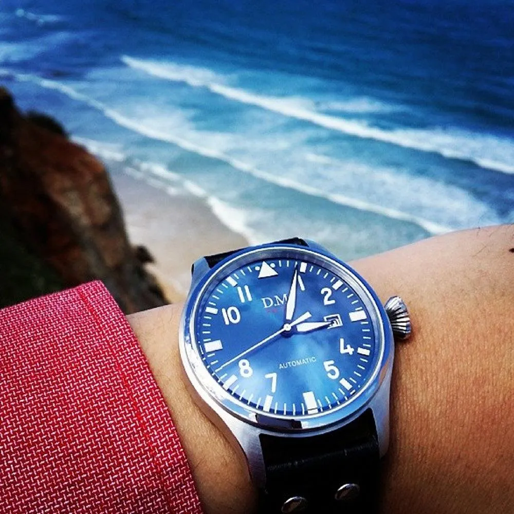 DEUTSCHE MASTER DM1936 AVIATOR Collection Watch FW190 BLUE