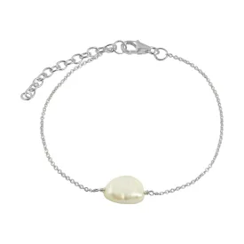 Duo Single Baroque Freshwater Pearl Bracelet