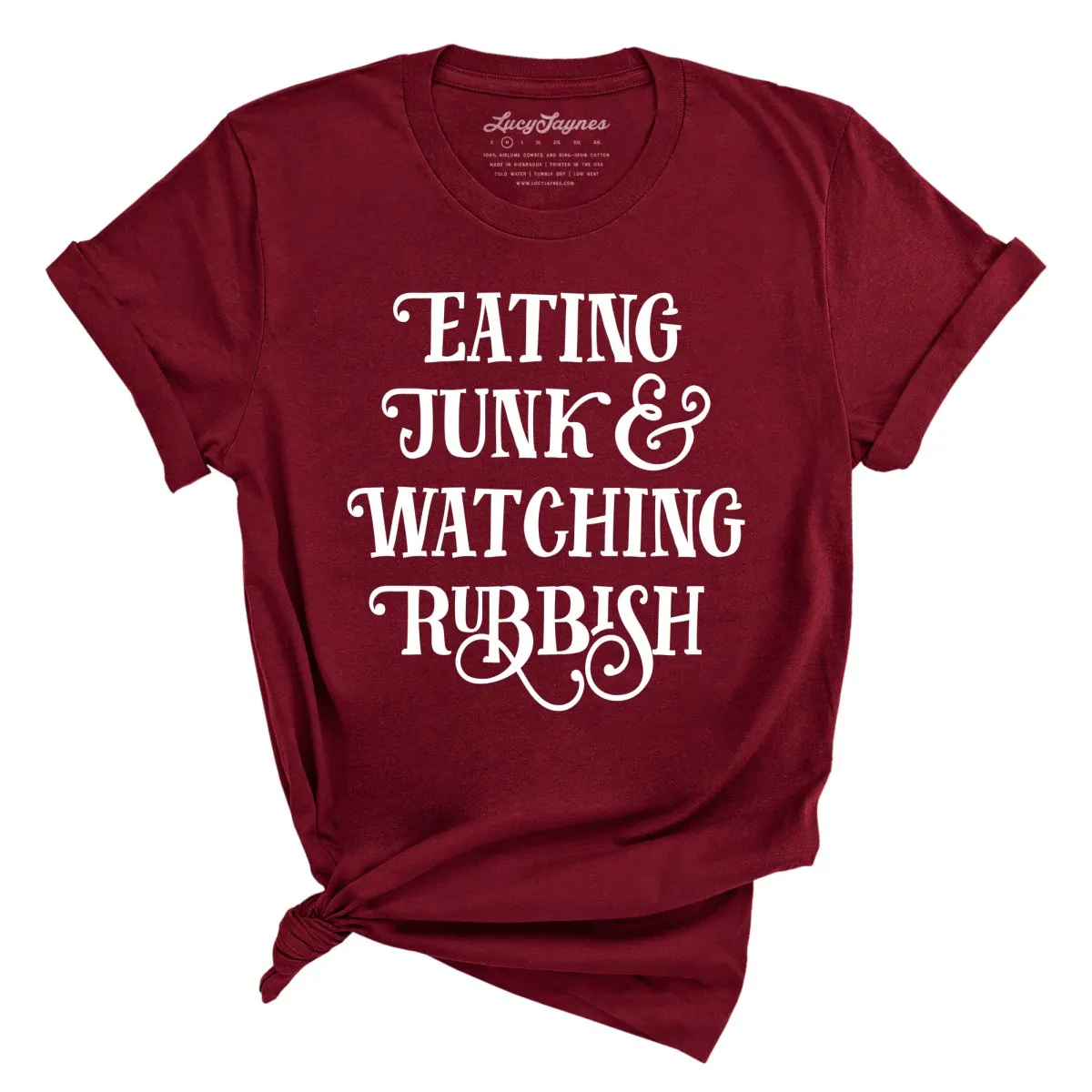 Eating Junk And Watching Rubbish Tee
