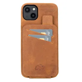 Edmonds iPhone 14 Plus Wallet Case, Golden Brown