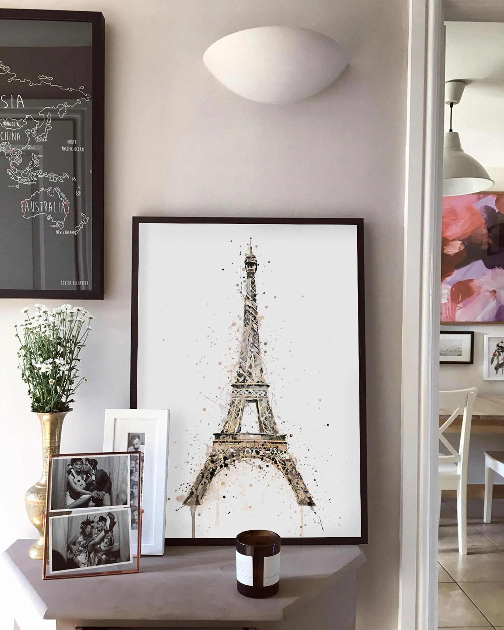 Eiffel Tower Wall Art Print
