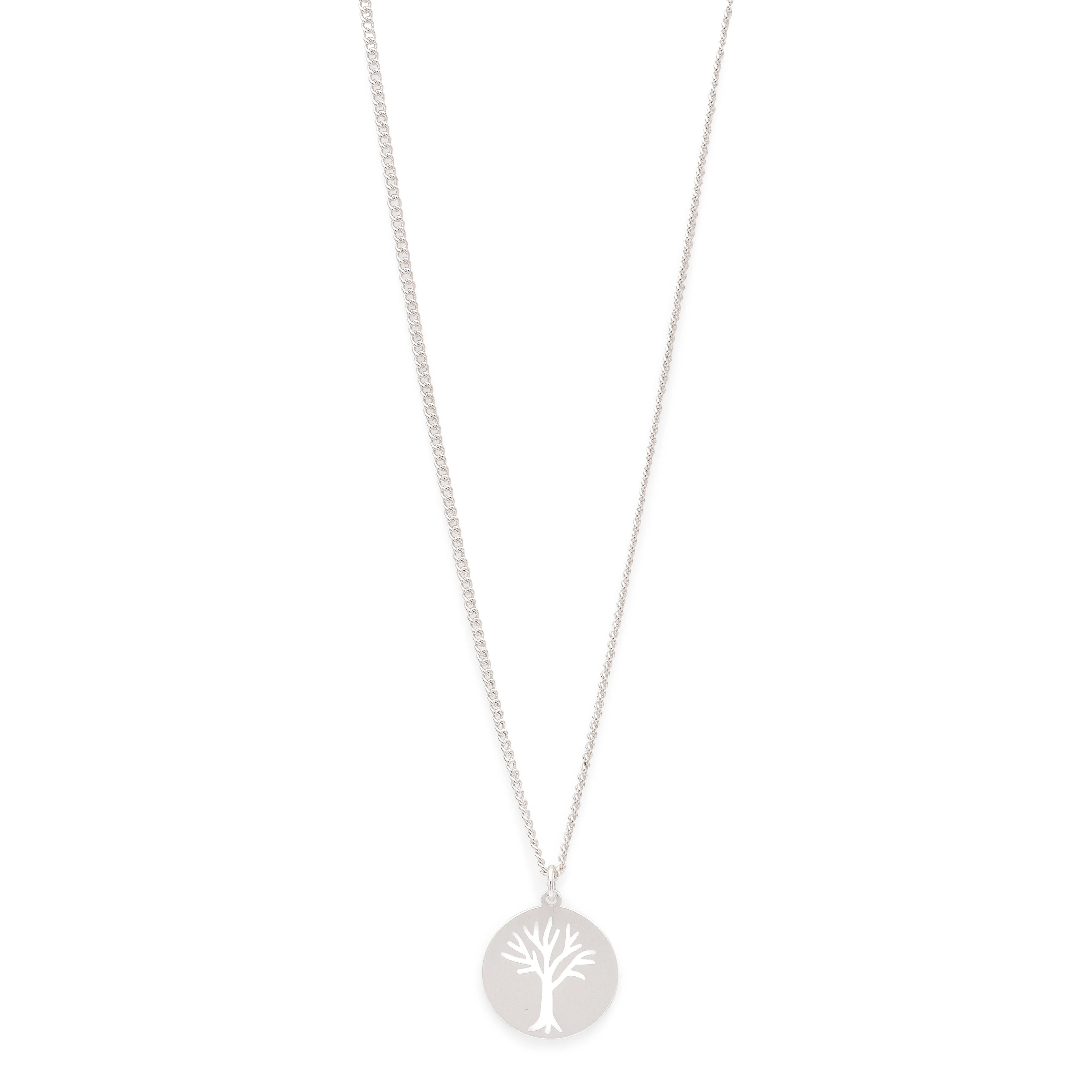 ELIN recycled coin pendant necklace silver-plated