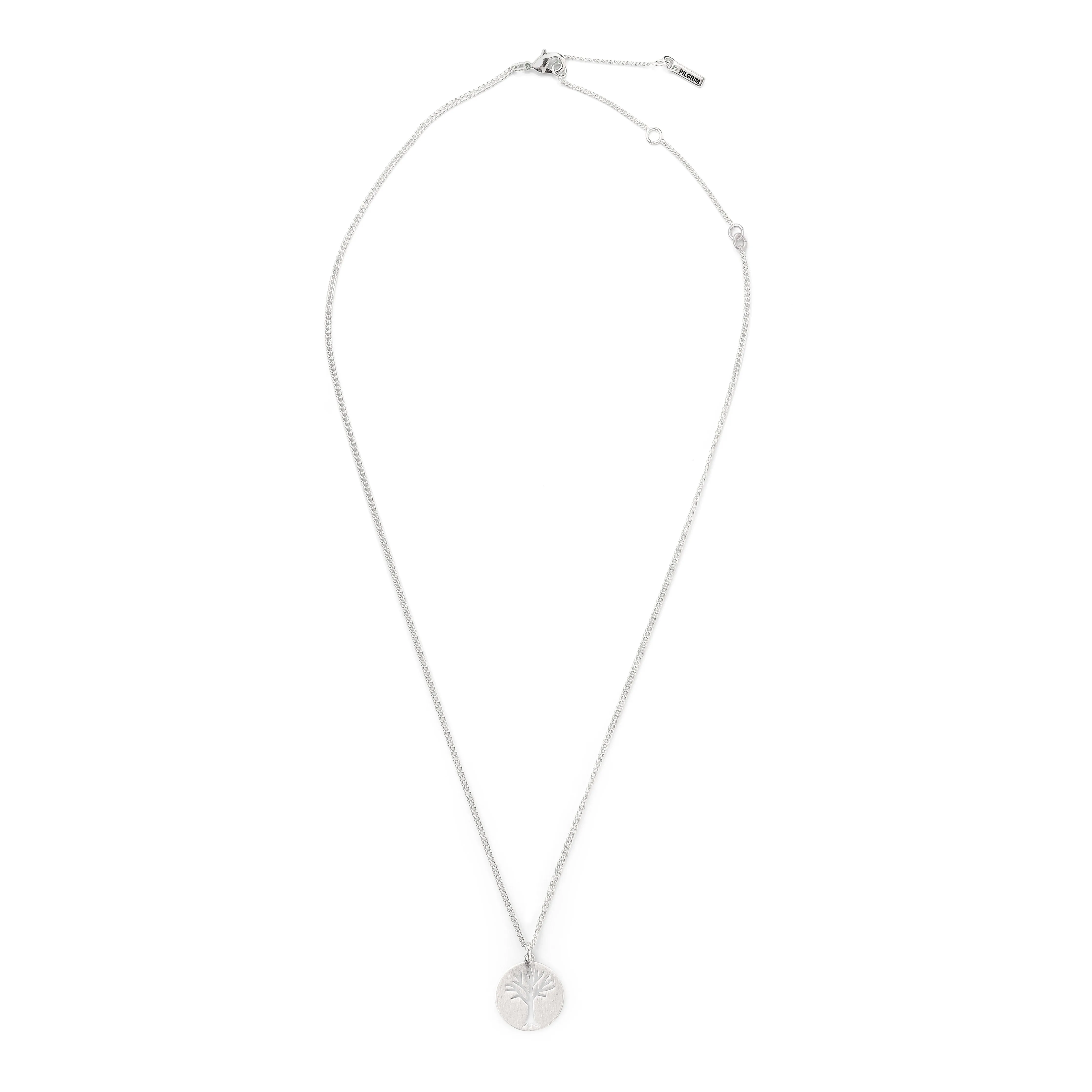 ELIN recycled coin pendant necklace silver-plated
