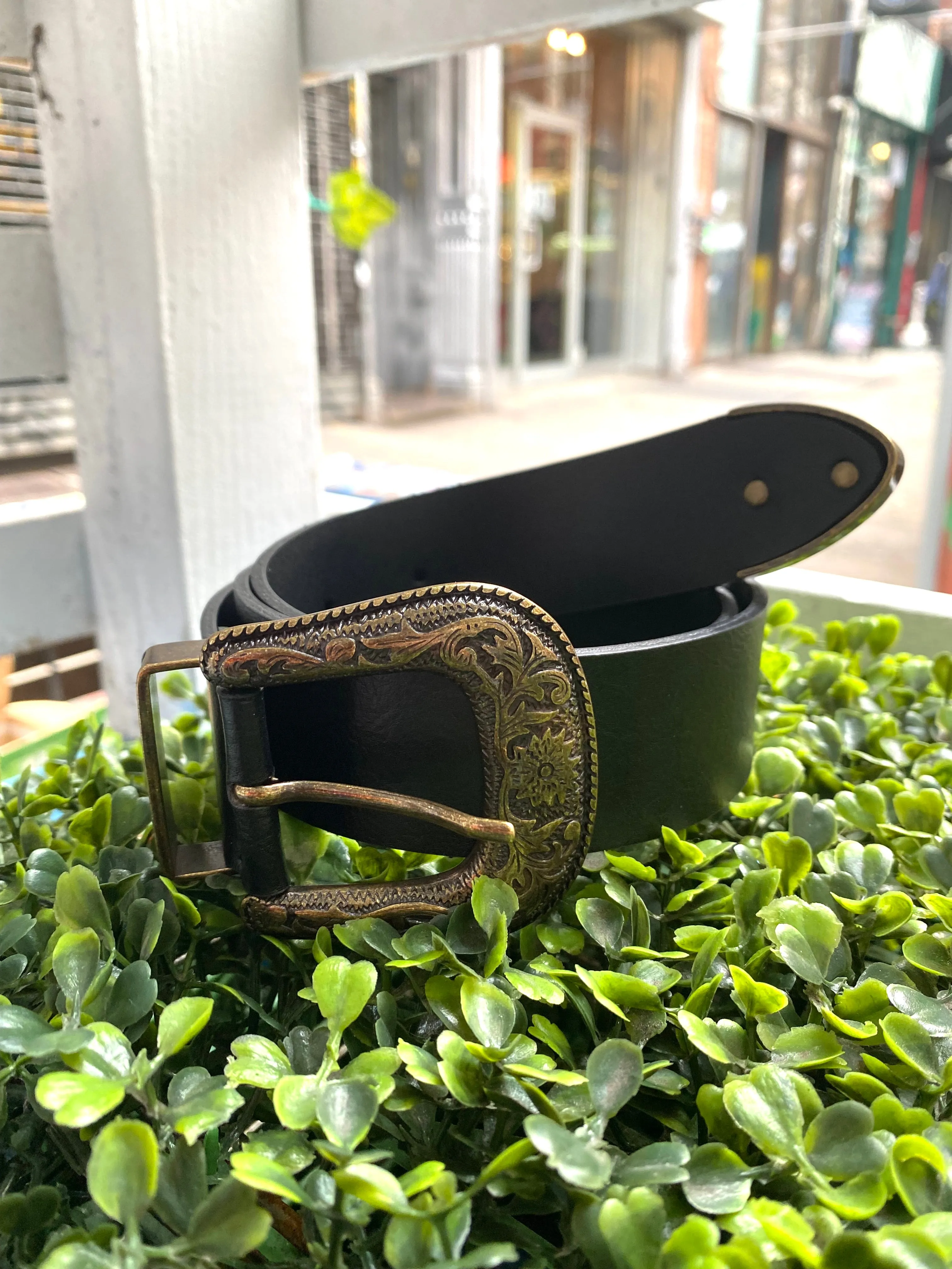 Emmylou Belt in Black from Novacas