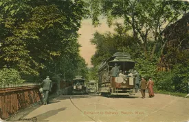 Entrance to Subway in Boston Public Garden