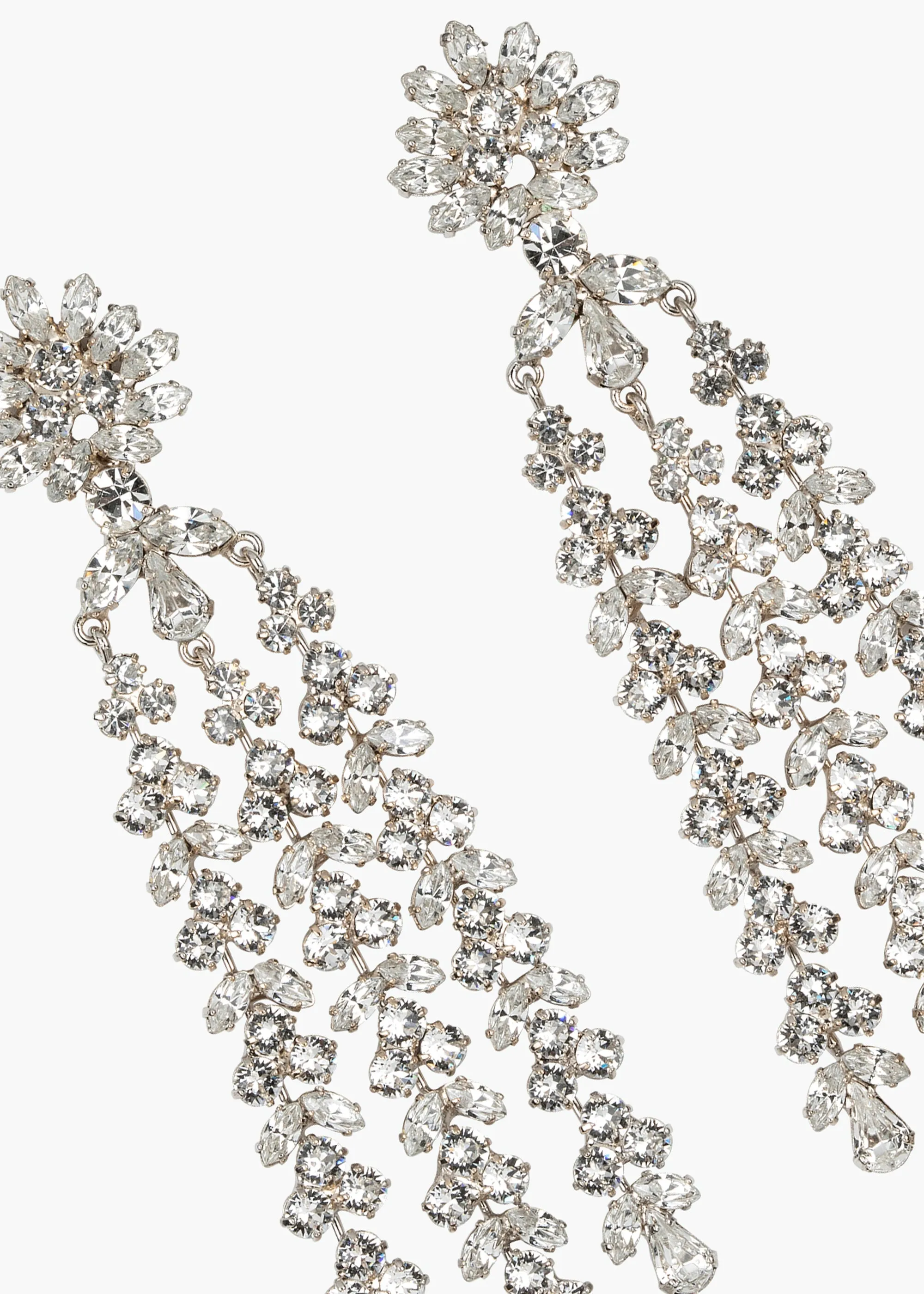 Evangeline Earrings -- Crystal