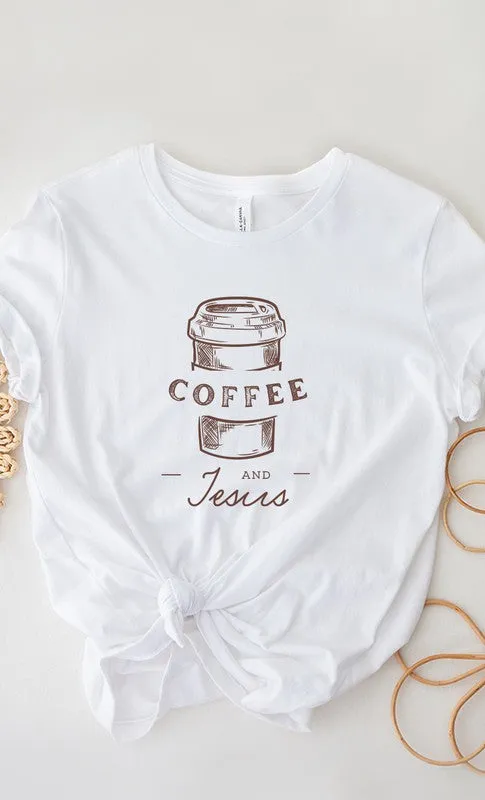 Explore More Collection - Coffee and Jesus Graphic Tee