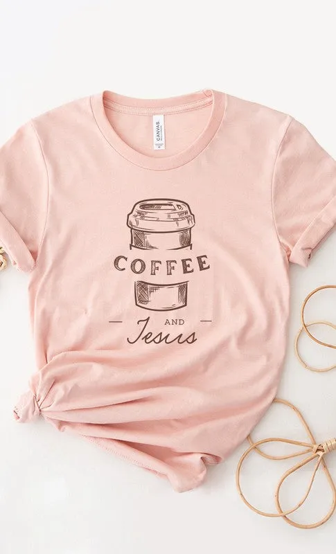 Explore More Collection - Coffee and Jesus Graphic Tee