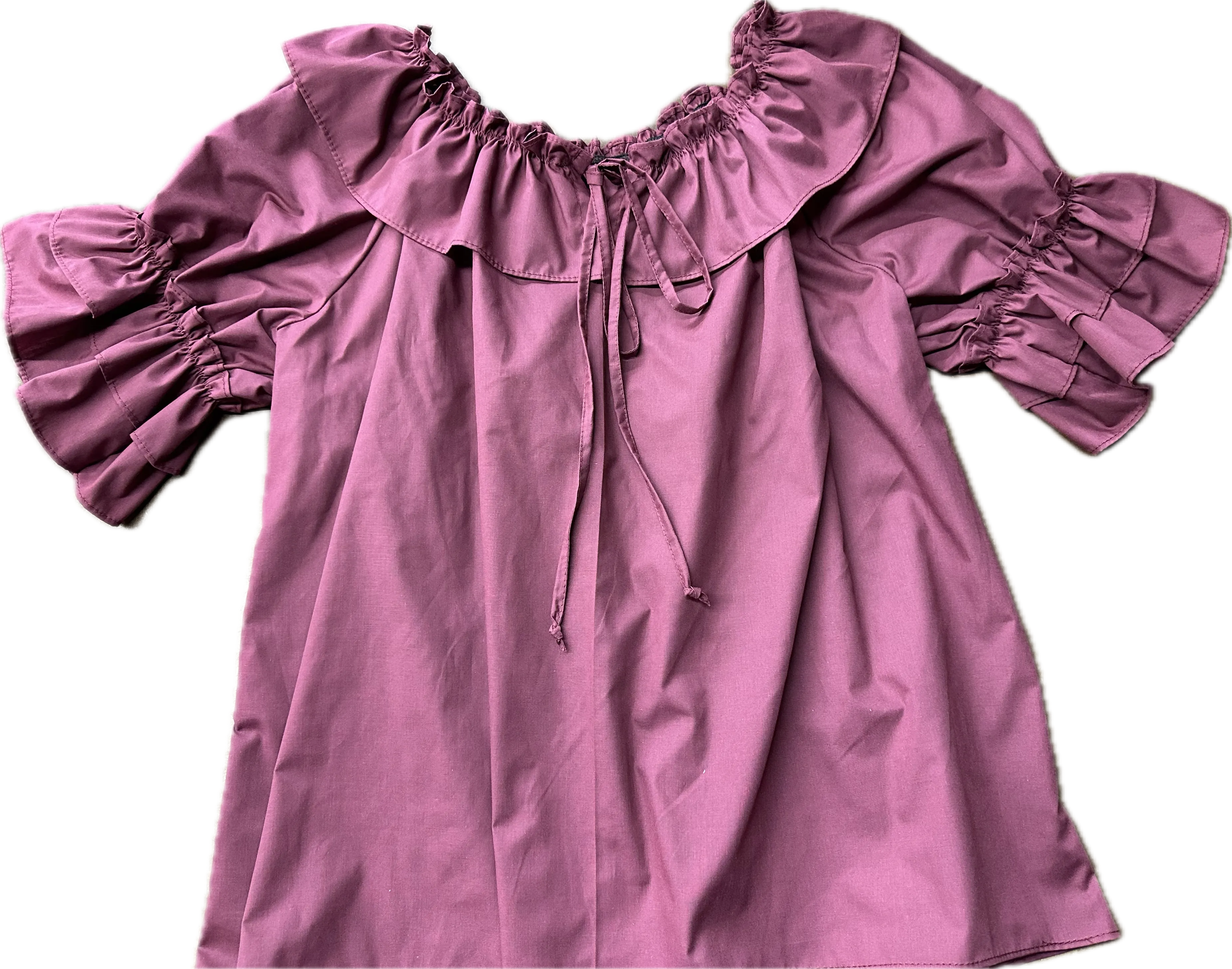 Faux Drawstring Blouse