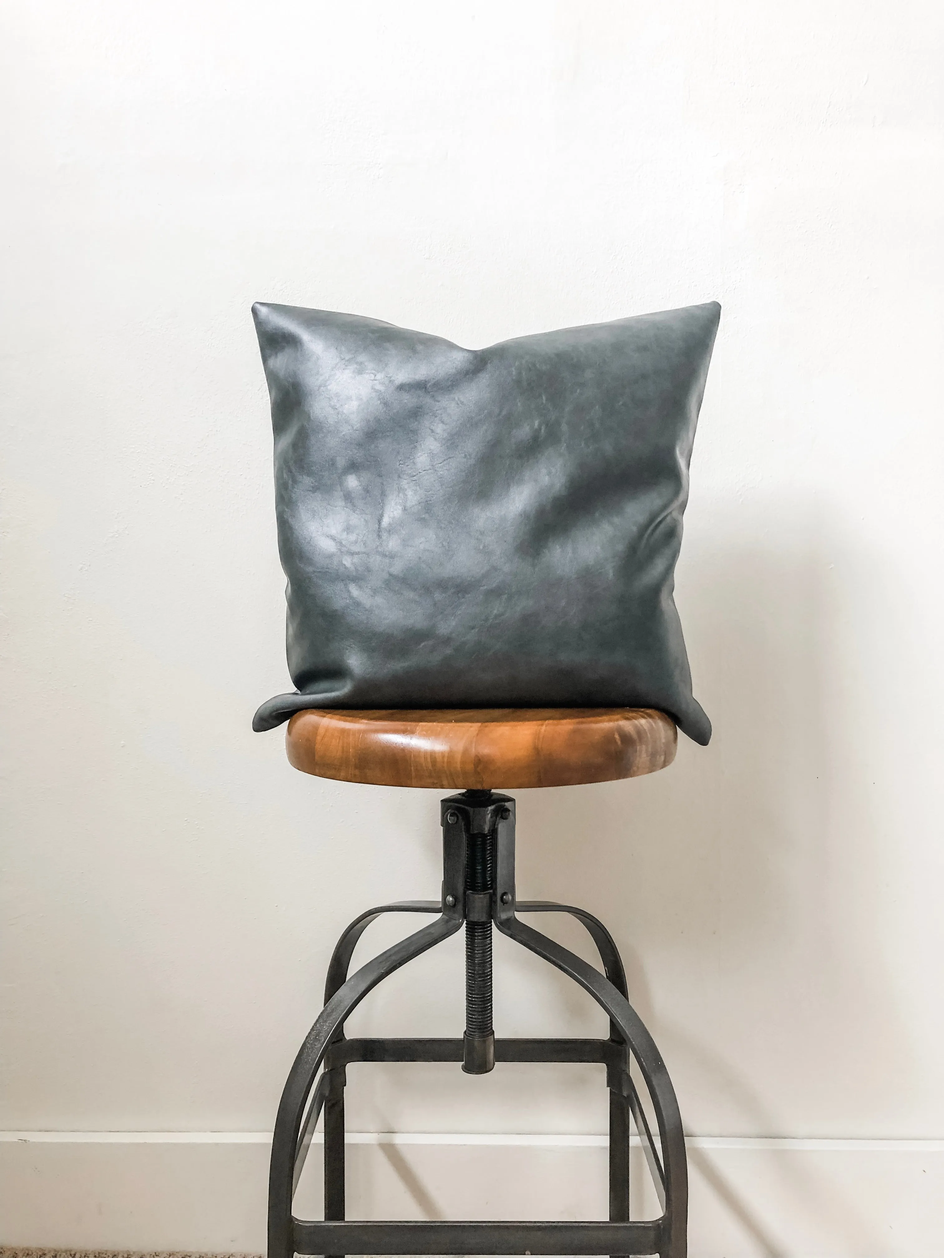 Faux Leather Pillow Covers