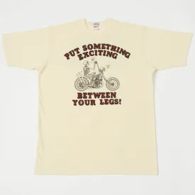 Freewheelers 2225020 'Put Something Else' Tee - Straw Cream