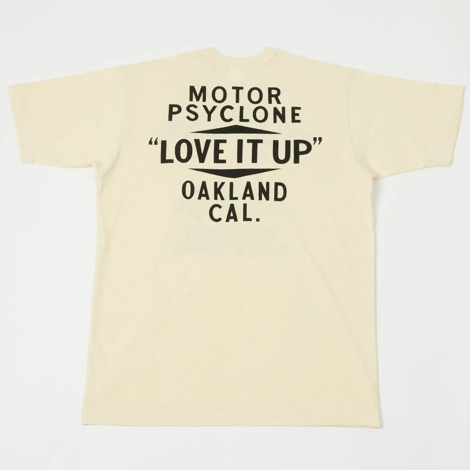 Freewheelers 2225020 'Put Something Else' Tee - Straw Cream