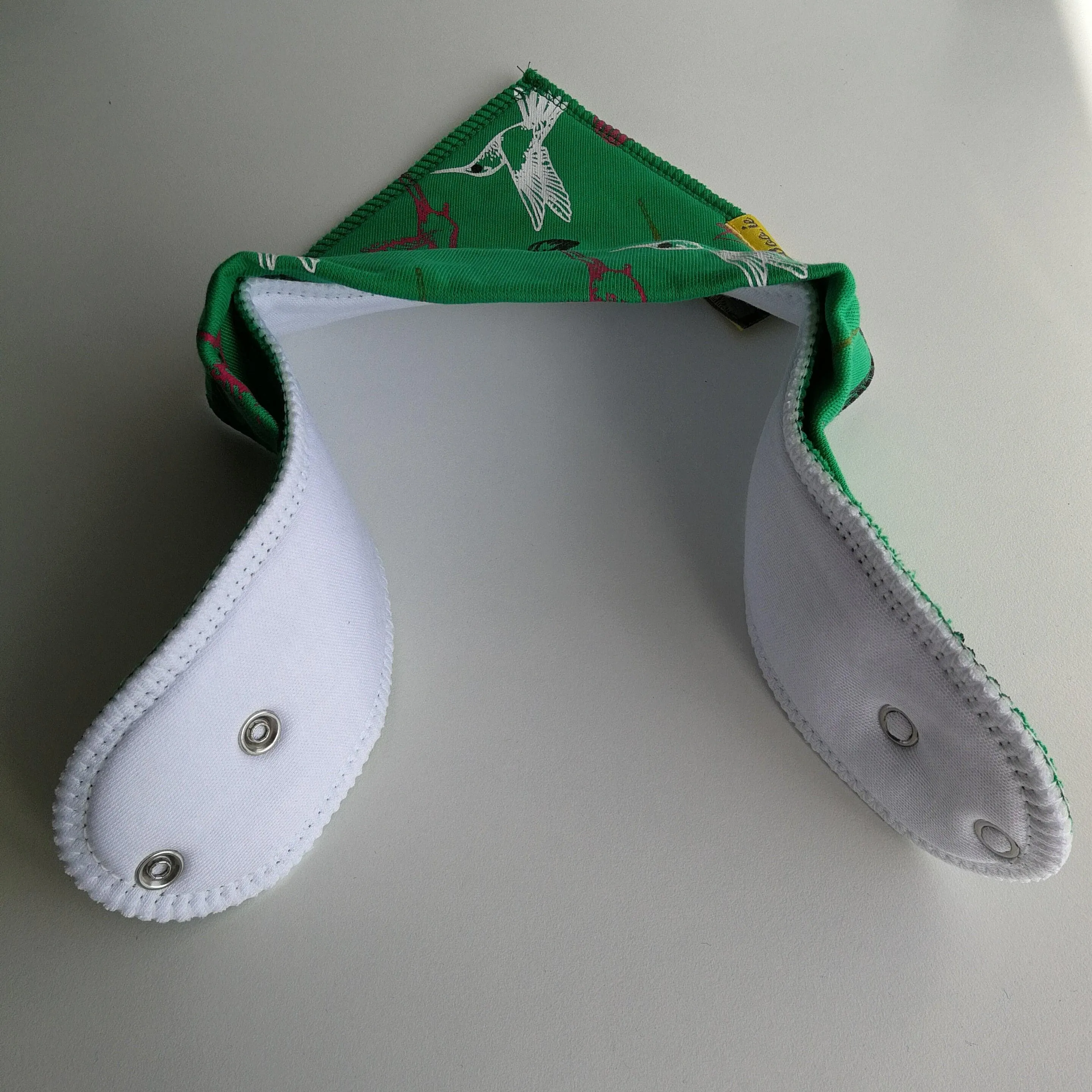 Green Kingfisher Baby Bib