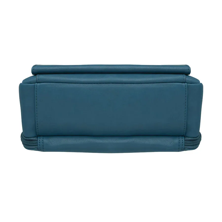GTM Original Slim Leather Crossbody Purse