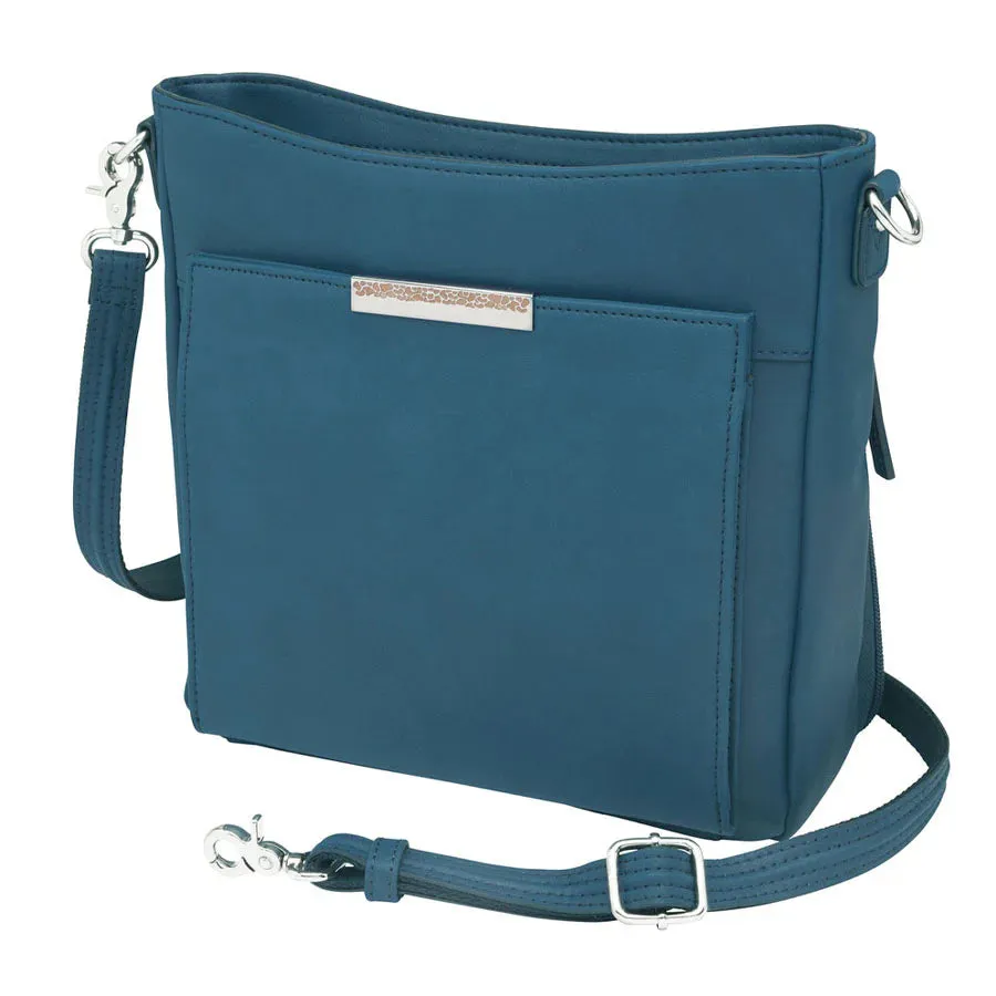 GTM Original Slim Leather Crossbody Purse