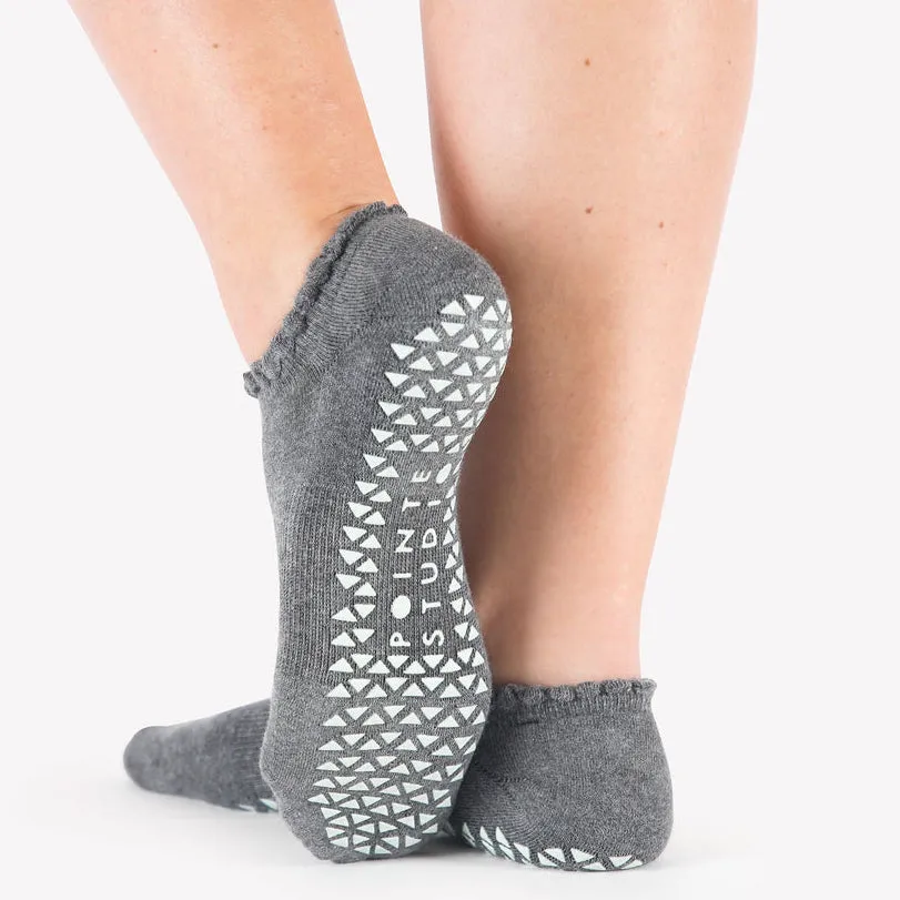 Happy Grip Socks - Charcoal