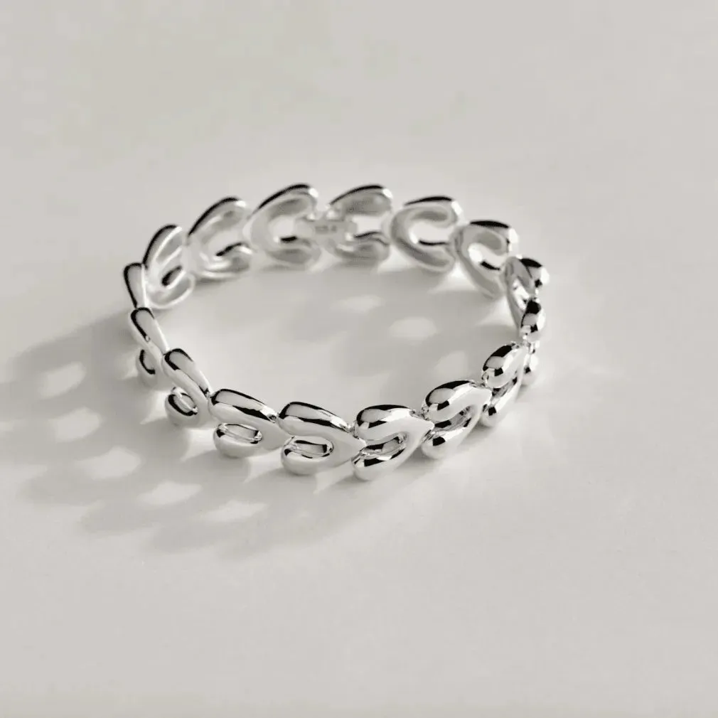 Heart Link Bracelet, Small