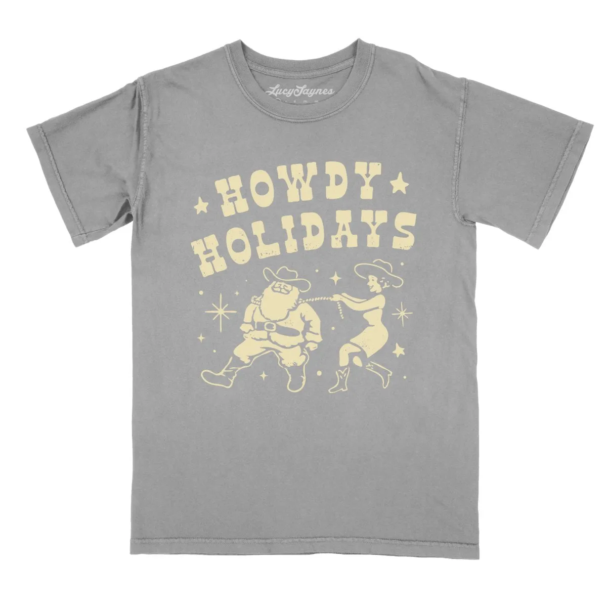 Howdy Holidays Comfort Colors Tee