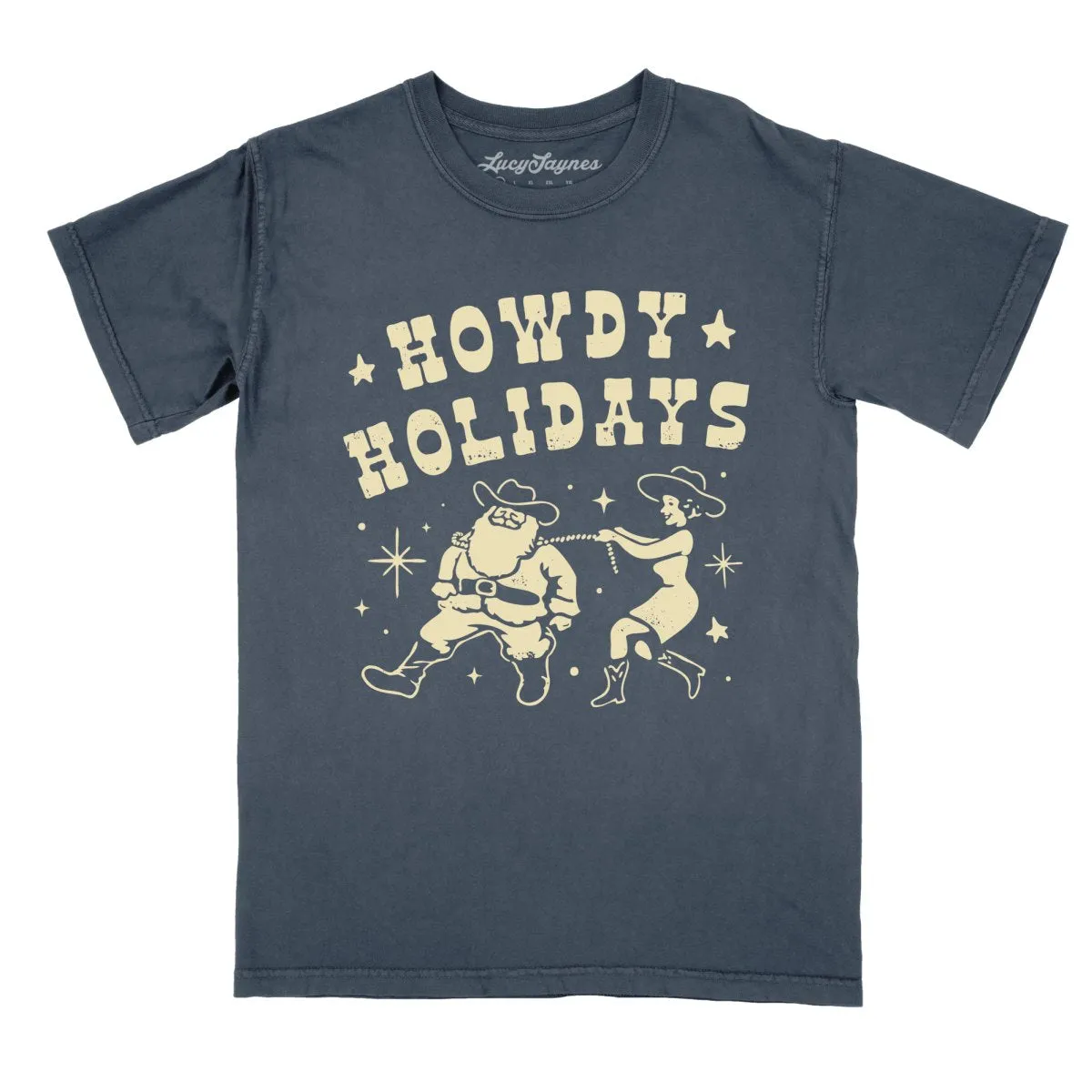 Howdy Holidays Comfort Colors Tee