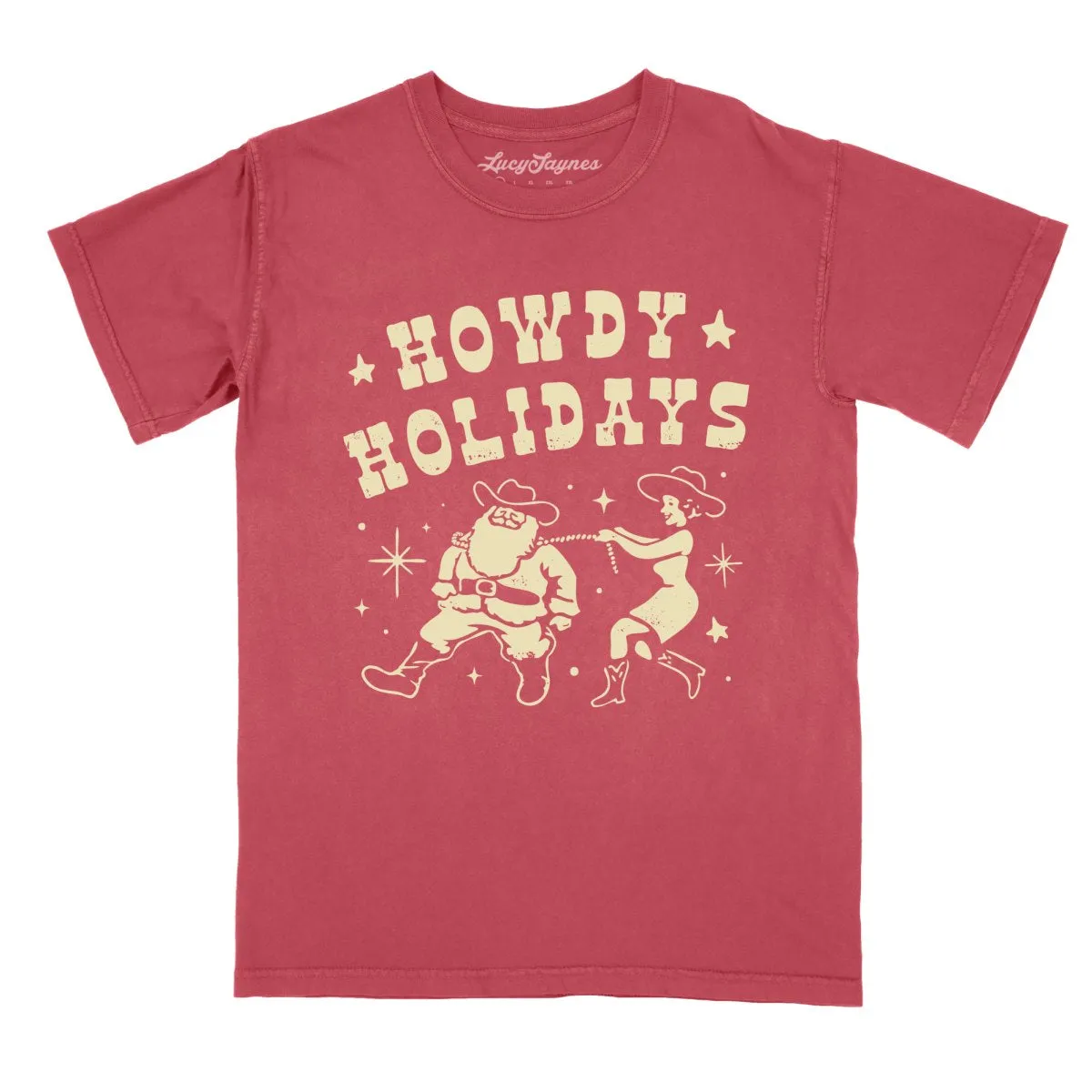 Howdy Holidays Comfort Colors Tee
