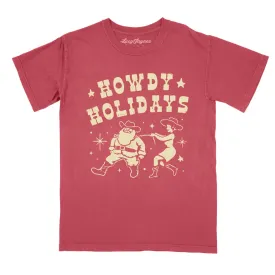 Howdy Holidays Comfort Colors Tee