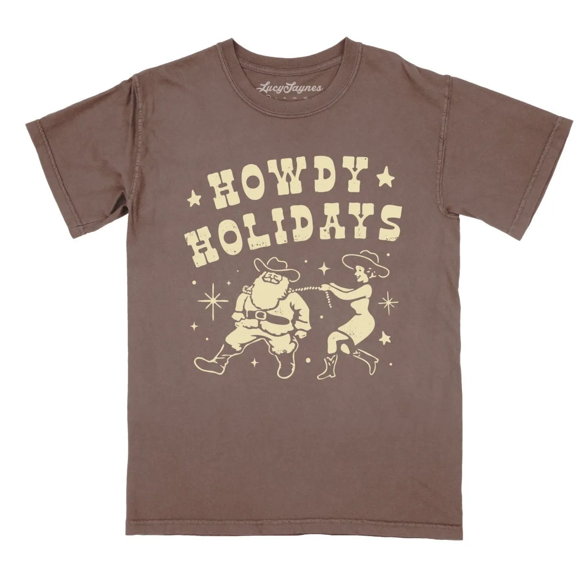 Howdy Holidays Comfort Colors Tee