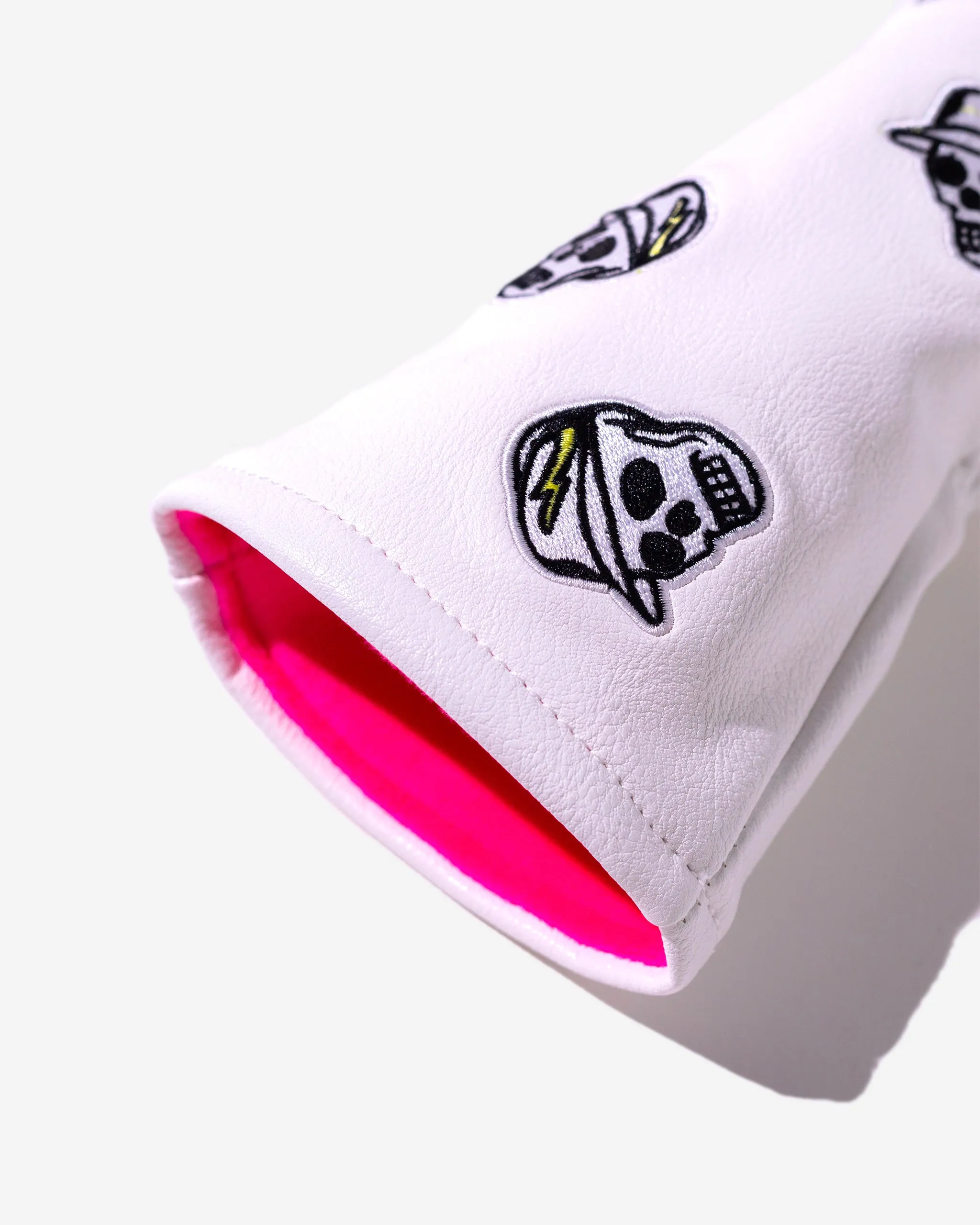 Icon Fairway Headcover - White