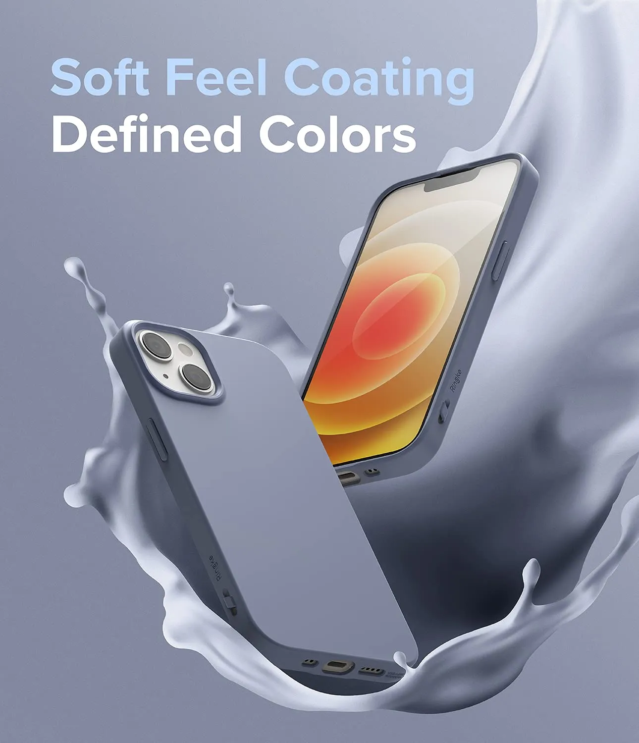 iPhone 13 Mini Back Cover Case | Air S - Lavender Gray