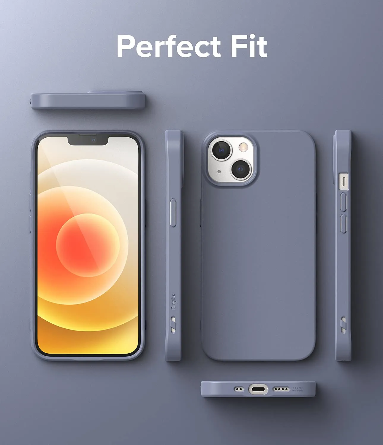 iPhone 13 Mini Back Cover Case | Air S - Lavender Gray