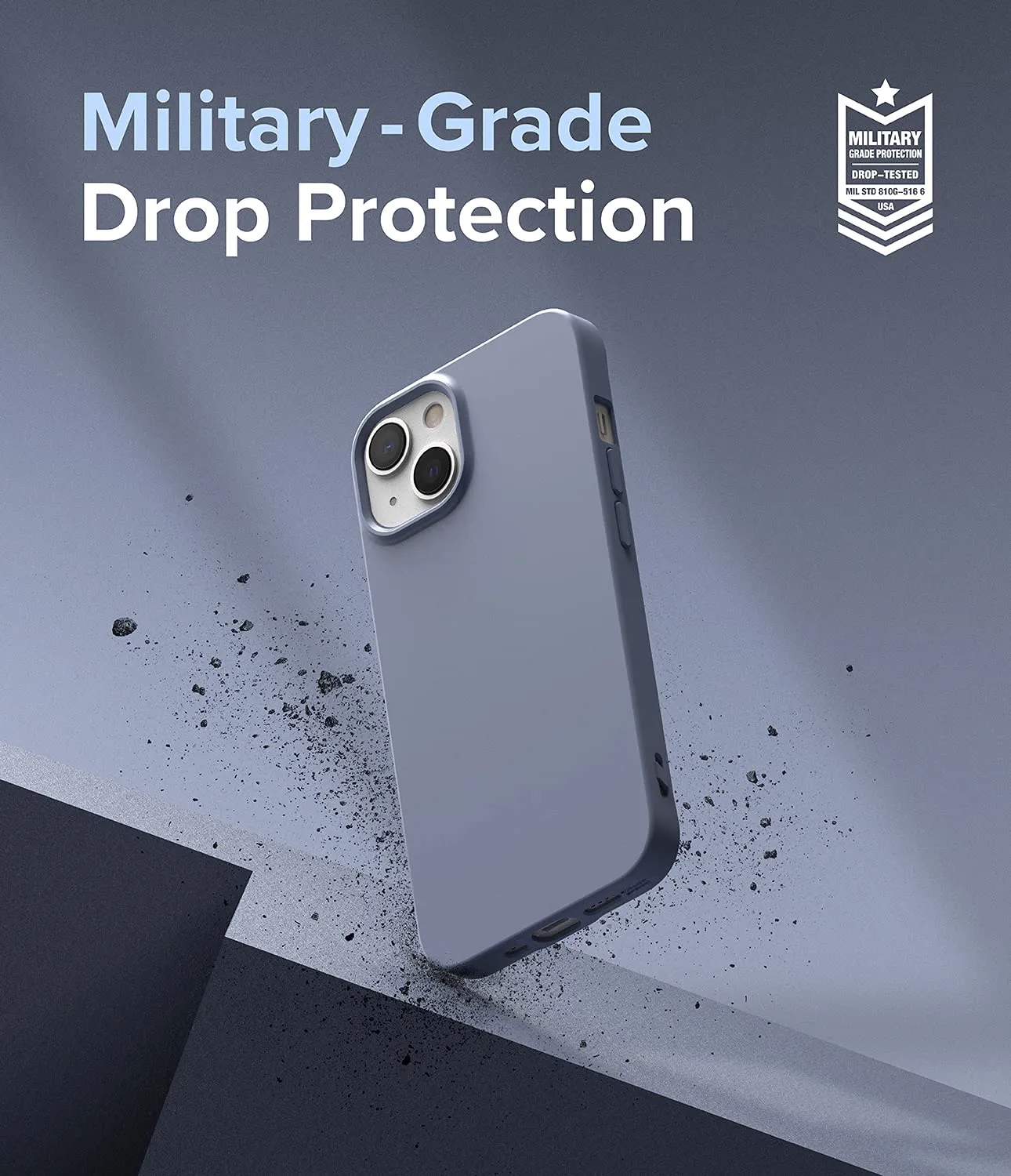 iPhone 13 Mini Back Cover Case | Air S - Lavender Gray