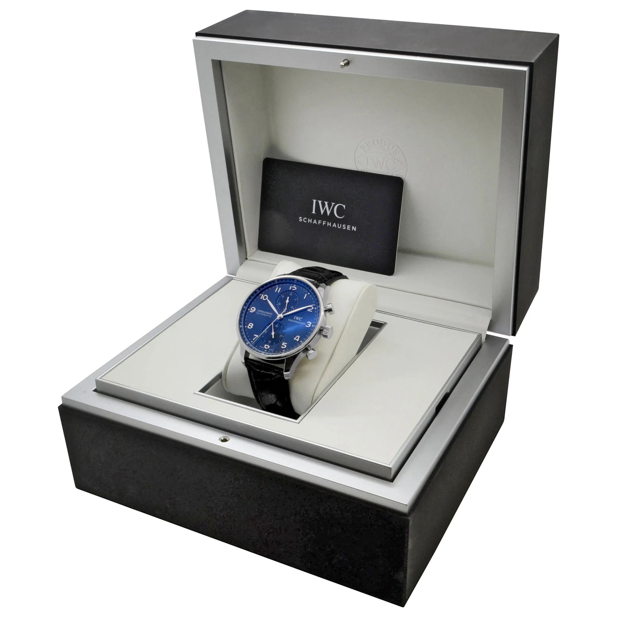IWC Portuguese IW371491 Blue Dial Automatic Men's Watch