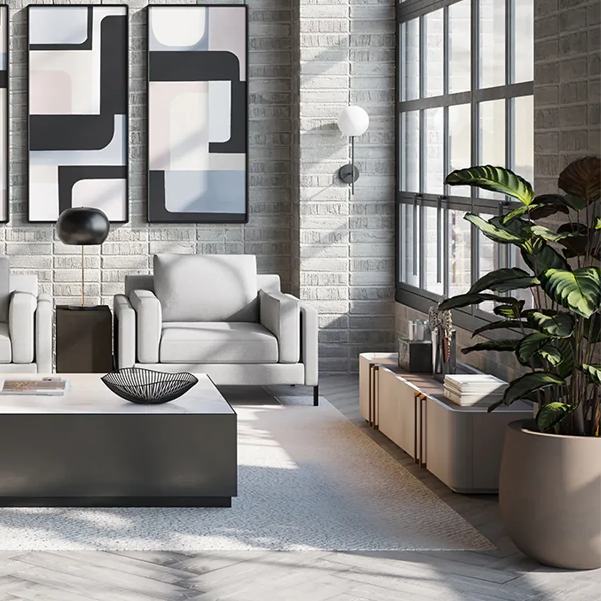 Jamille Media Console and Cabinet by Sunpan