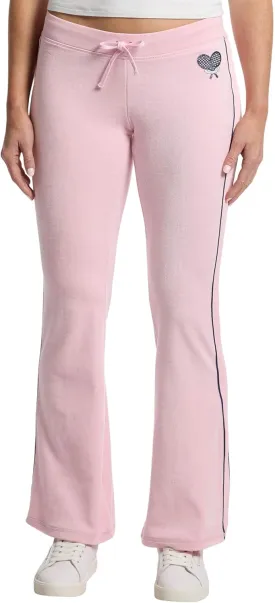 Juicy Couture Women's Heritage Low Rise Track Pants with Side Stripe