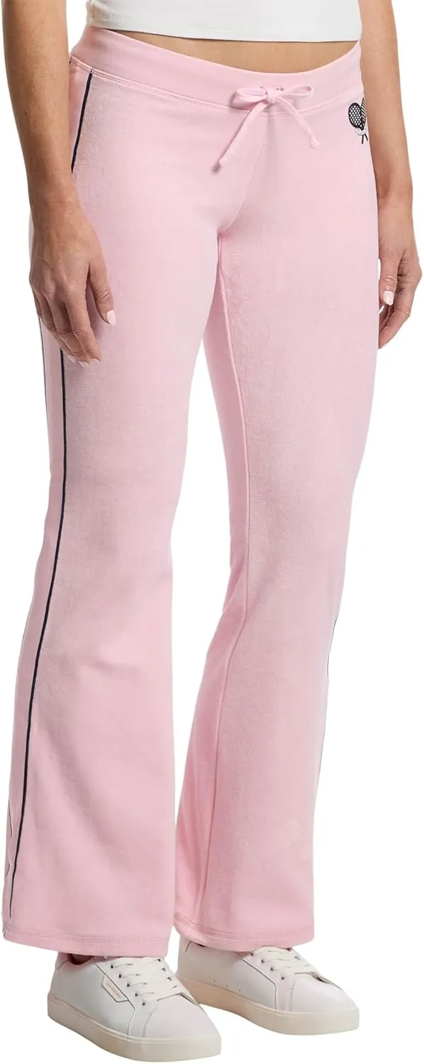 Juicy Couture Women's Heritage Low Rise Track Pants with Side Stripe