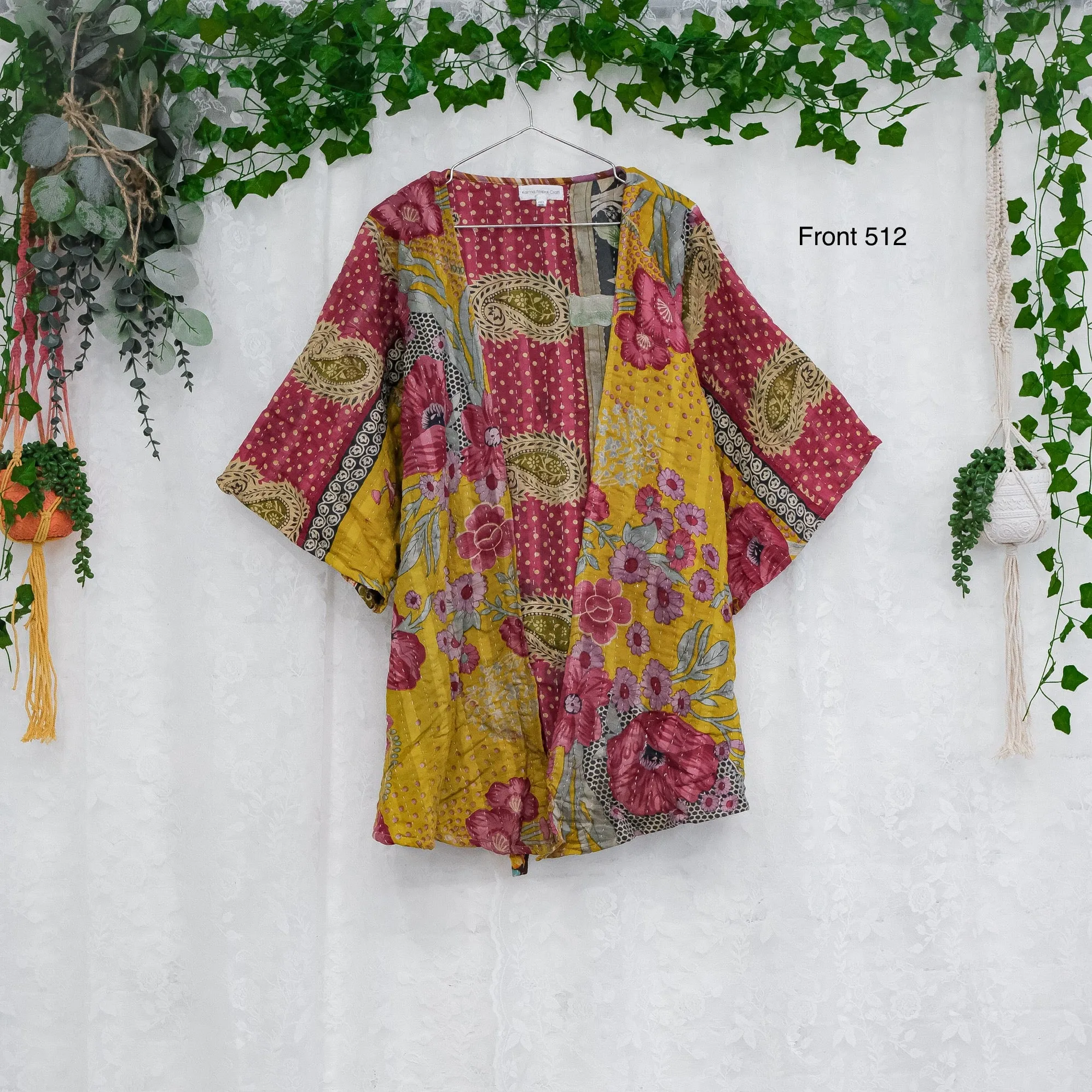 Kantha Short Kimono