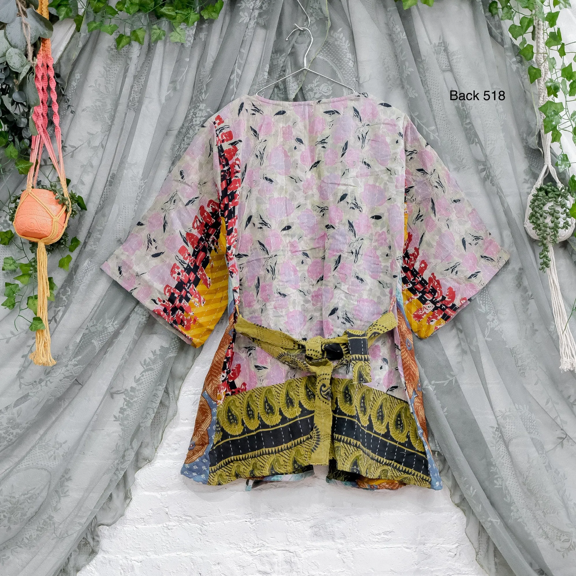 Kantha Short Kimono