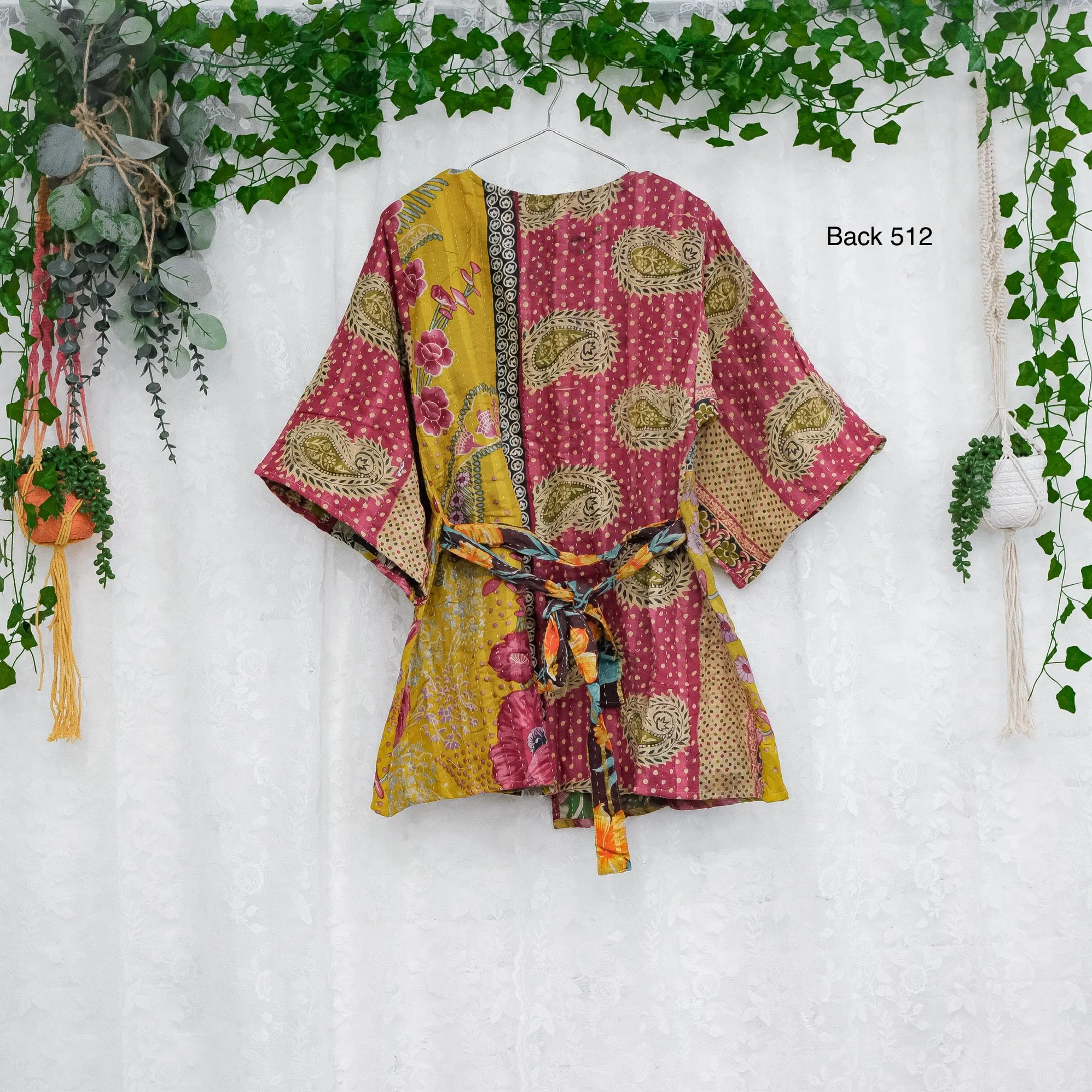 Kantha Short Kimono