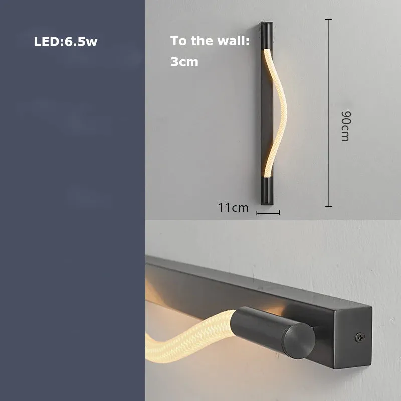 Kolia Dimmable LED Indoor/Outdoor Waterproof Wall Lamp Flexible Fabric Rope