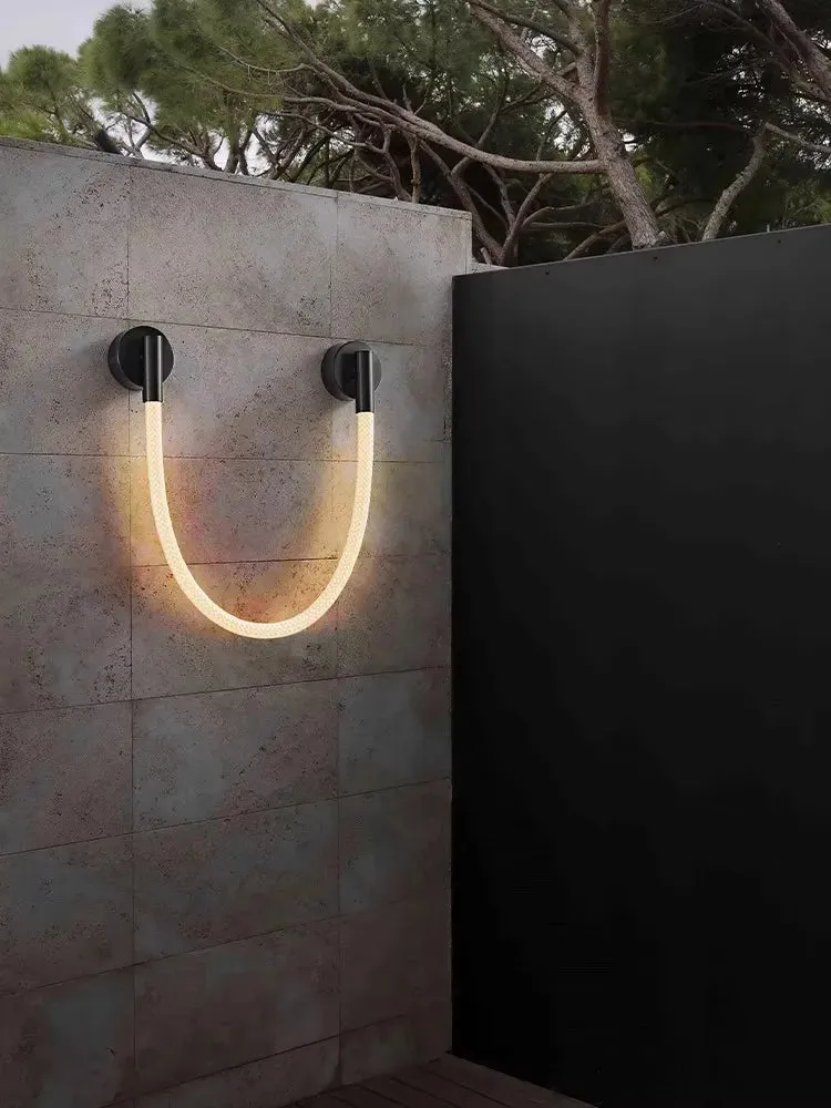 Kolia Dimmable LED Indoor/Outdoor Waterproof Wall Lamp Flexible Fabric Rope