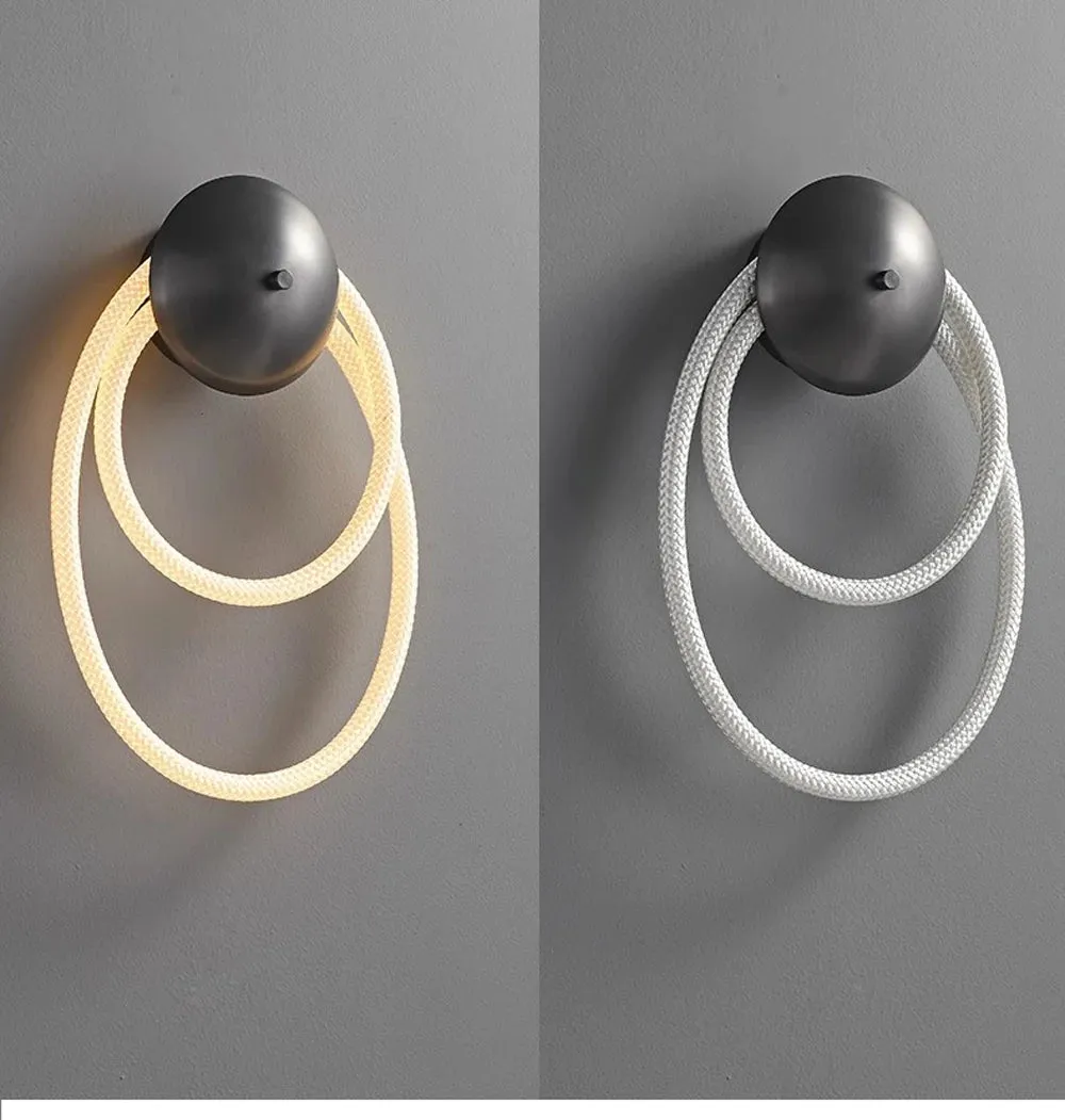 Kolia Dimmable LED Indoor/Outdoor Waterproof Wall Lamp Flexible Fabric Rope